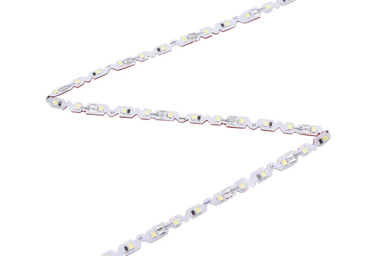 La bande de LED Zig Zag blanc 72 LEDs/mètre 12v 24v S forme pour la publicité