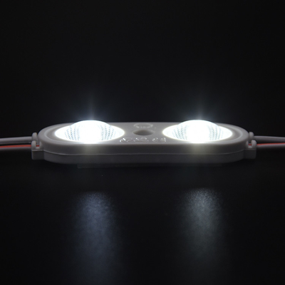 Modules à LED de 24 V pour la publicité et le rétroéclairage de lumière module 2 lentille ip67 imperméable à l'eau 0,96W