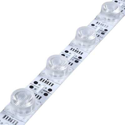 Boîte en aluminium non imperméable d'affiche de balisage du bord de piste du guide optique 18 LED SMD 3030 de LED
