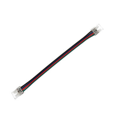 Connecteur de bande de RVB LED avec la largeur 4Pin de carte PCB du câble 10mm
