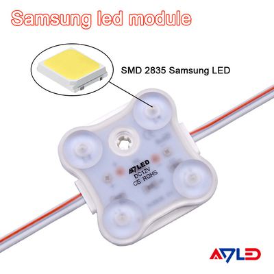 Couleur simple de la place 4 simples de Samsung 2835 de lumière de module de la couleur LED de Dimmable 12V IP68 pour le caisson lumineux