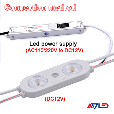 Technologie Module de lumière LED pour la lumière publicitaire rétroéclairage multifonctionnel résistant à l'eau à ultrasons ADM 2835