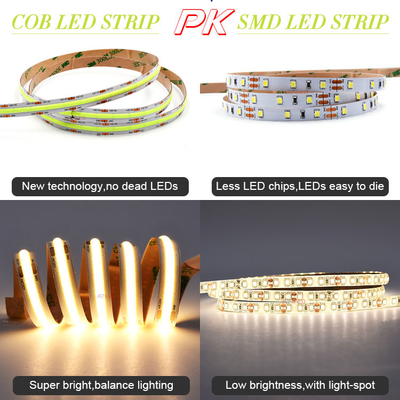 L'éclairage à bande LED de qualité supérieure 5 mètres sous l'éclairage à bande CRI90 528 led/m, 1000Lm/m
