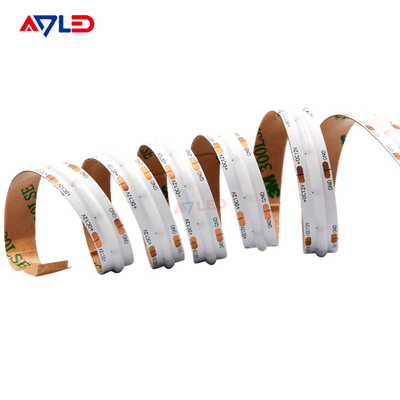 UL Flexible LED Strip Famous Chip 24V Ultra Thin Silicone 10mm carte PCB IP20 528 lampes à LED à base de cob