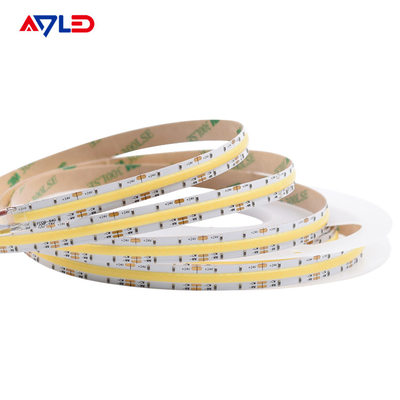 DC24V à haute densité sans point Liner LED réglable CCT (2700K-6500K) COB 640Leds Strip Light