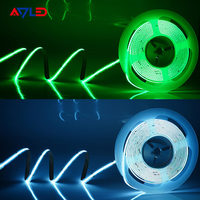 24V RGB COB LED Strip Light Changeant de couleur avec des bandes multicolores