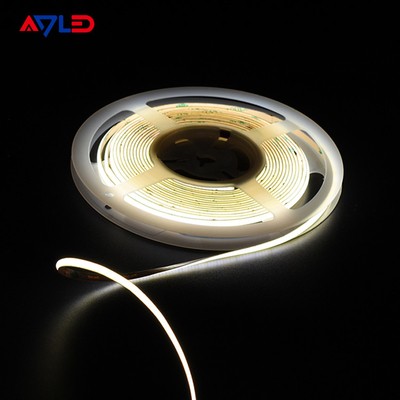 528LEDs/M à haute densité Ultra mince 4,5 mm Flexible COB LED Strip Light ((Chip-On-Board) Lumière Pour les armoires, étagères éclairage