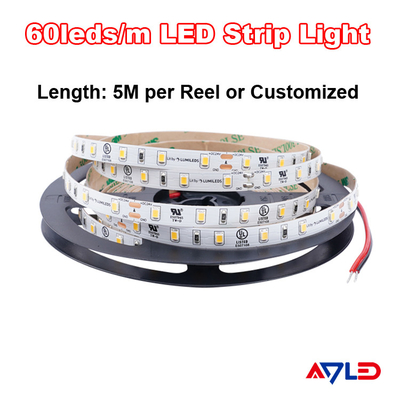 Lumières à bande LED haute IRC Lumières SMD 2835 Lumières à bande LED 60 LED Durable plus longue durée de vie