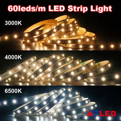 Volts Cuttable les plus lumineux flexible de bande élevée imperméable de C.P. LED 2835 12 extérieurs