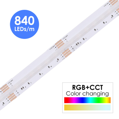 Lumineux superbe coloré extérieur RVB LED de bande Dotless des lumières de bande de LED DC12V 24V
