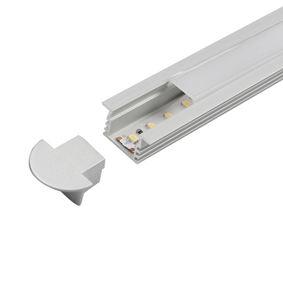 12 mm Profil LED en retrait Canal 1612B Lampes à bande en aluminium
