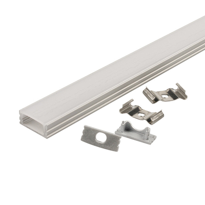 1706 Profil recouvert d'extrusion d'aluminium LED pour bande LED Adapté à l'intérieur ou à l'extérieur