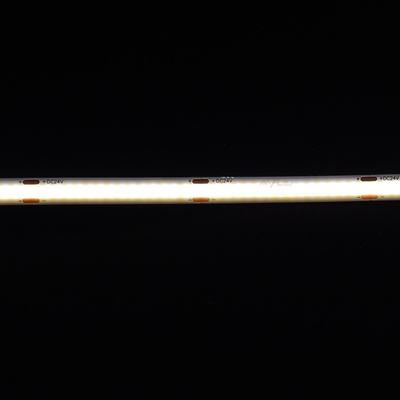bande lumineuse LED COB flexible - 12V/24V 16,4ft/5m Longueur 320 LED/m CRI90 Fonctionnement à basse tension 6000K Blanc froid