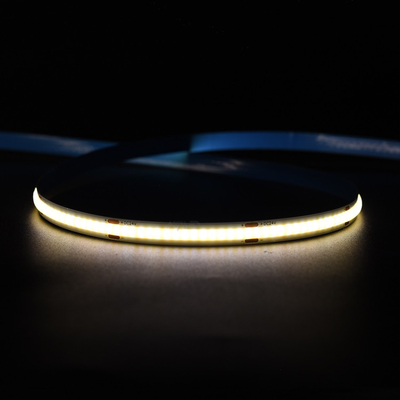 bande lumineuse LED COB flexible - 12V/24V 16,4ft/5m Longueur 320 LED/m CRI90 Fonctionnement à basse tension 6000K Blanc froid