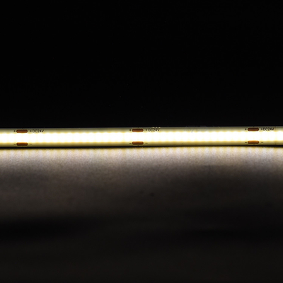 320 LEDs COB LED Strip Lights 3000K 4000K 6500K avec ruban flexible à bobine CE et RoHS certifié 24V ou 12V