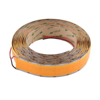 300LSE Auto-adhésif IP20 Libre de flexion arbitraire Super lumineux haute densité linéaire flexible Cob bande 1600 LED