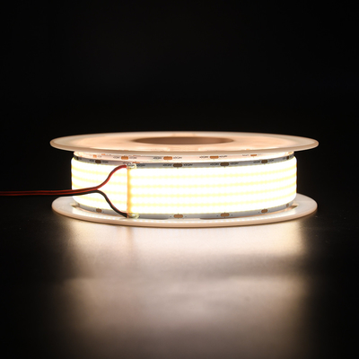 Ligne de LED linéaire flexible CRI 90 COB 5000 mm 6500K Couleur blanche 4600LM/M sur le marché européen