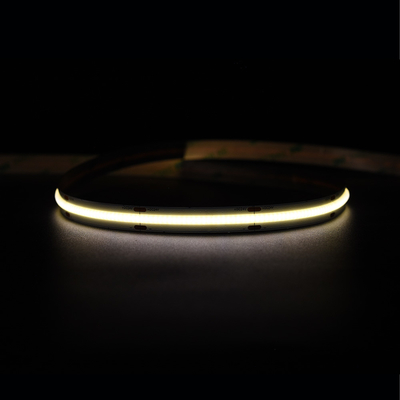 Super lumineux 528 LED/M COB à bande LED 12V 24V 10MM lampe à bande jaune COB/FOB