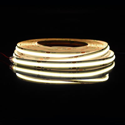 528Leds 12V 24V Cob 10mm Couleur Flexible LED Strip Light Ra90 Lumière linéaire sans point lumineux
