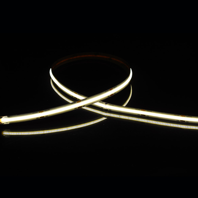 528Leds 12V 24V Cob 10mm Couleur Flexible LED Strip Light Ra90 Lumière linéaire sans point lumineux