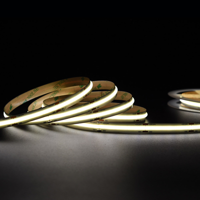 Aucune unité de coupe minimale bande LED COB blanche chaude libre 14W/M 5M par rouleau 1400LM/M