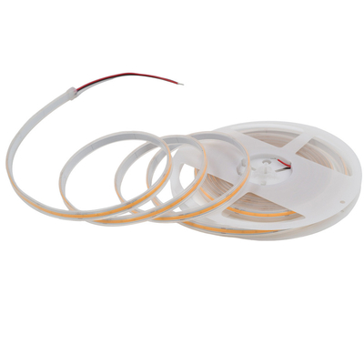 10 mm PCB COB LED Strip 480 LEDs IP20/IP67 imperméable à l'eau DC12V/DC24V CRI 90 largeur de PCB de 8 mm