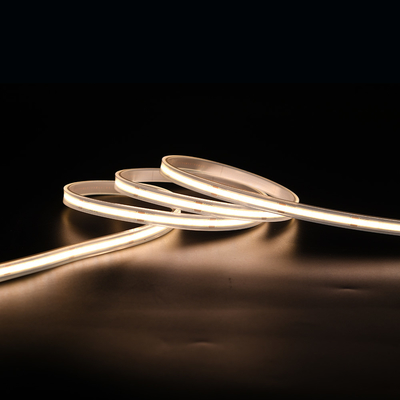 480Leds Compact 8mm COB LED Strip Light pour les applications DC12V/24V Conception transparente