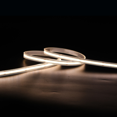 480Leds Compact 8mm COB LED Strip Light pour les applications DC12V/24V Conception transparente