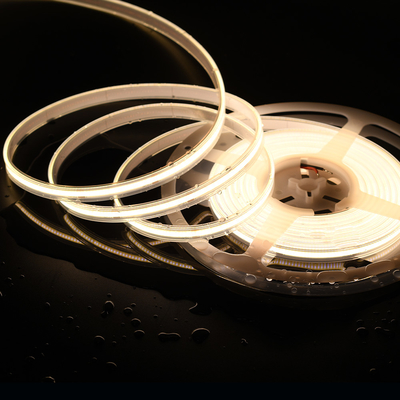 480 LED/m COB LED Strip 12V/24V 5m Longueur conception flexible sans taches blanches chaudes ou froides