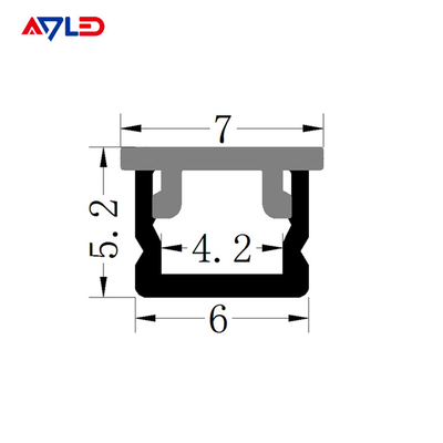 1m 2m 3m ADP-0606 Profiles en aluminium pour bande d'éclairage à LED