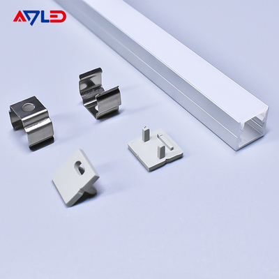 boîtier de canal à profil en aluminium pour lampe linéaire à bande à LED flexible