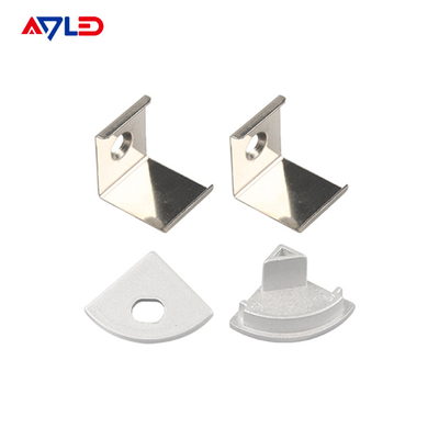 Profil de bande LED, canal diffuseur de lumière, coin d'extrusion, canal LED Profil en aluminium pour bande LED