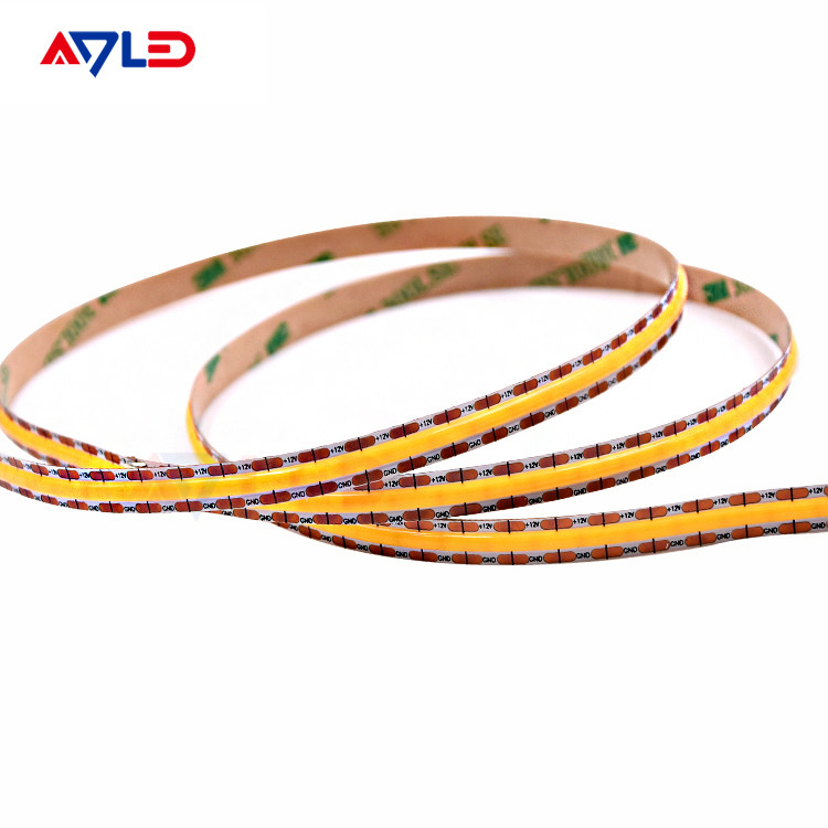 COB LED Strip Light Haute densité FOB Flexible 528 LED/m Petite bande de coupure de lampes à LED