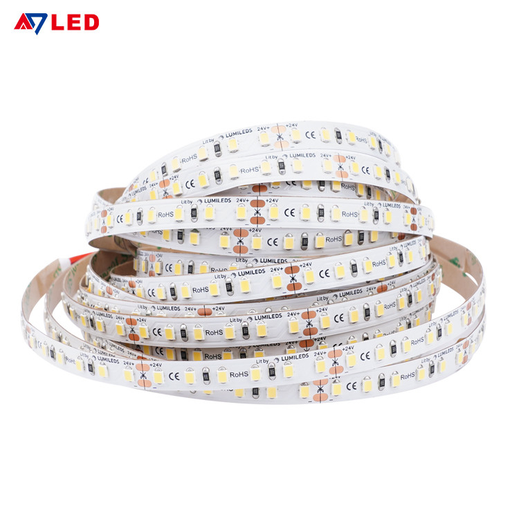 Lumières de bande de ébarbage de SMD 2835 LED 3M Tape Dimmable 3000K 6500K 12V 24V pour la chambre à coucher