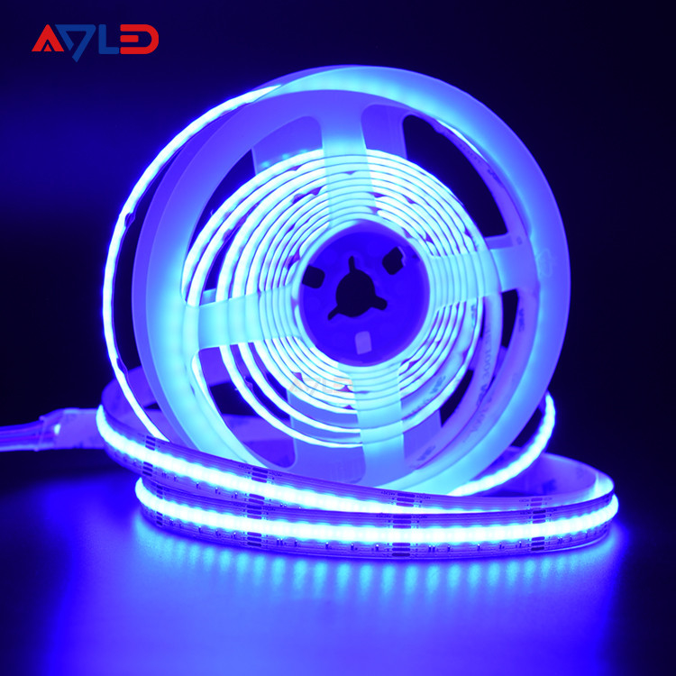 COB 840 LED RGB CCT Led Strip 16W/M High Bright sans points bande colorée FOB LED pour la décoration intérieure de la pièce