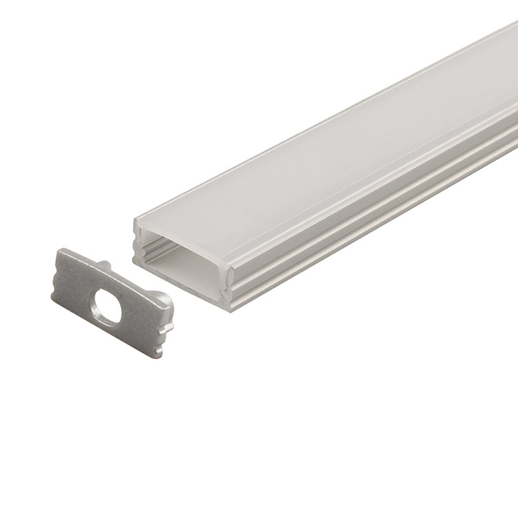 1706 Profil recouvert d'extrusion d'aluminium LED pour bande LED Adapté à l'intérieur ou à l'extérieur
