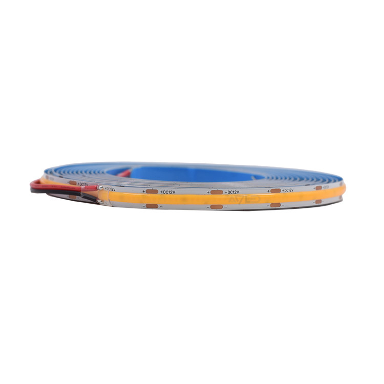 DC12V 24V en rouleau à rouleau COB LED Strip Light 480 LED/m High Density Flexible Tape 3000/4000/6500K