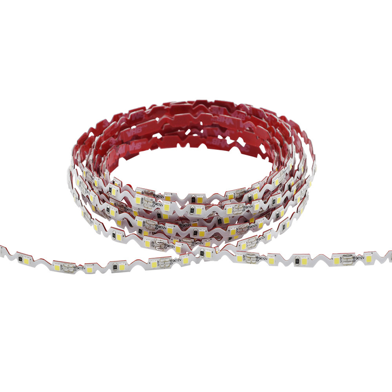 Lumières à bande à LED pliables DC 12V - bande à LED en zig zag couleur blanche flexible super lumineuse pour les lettres de canaux à LED rétroéclairées