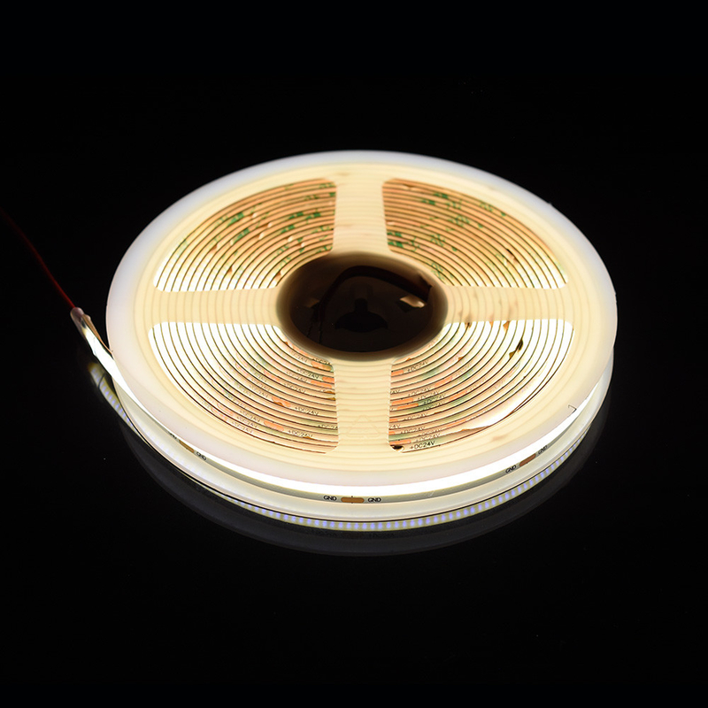 Panneau en aluminium bande LED COB sans point avec 528 LED sur ruban adhésif de 10 mm et couleur 2700K/6500K