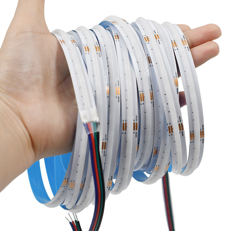 576 LEDs/m COB RGB LED Strip Light 3 ans de garantie DC24V 10 mm PCB Borad IP20/IP65