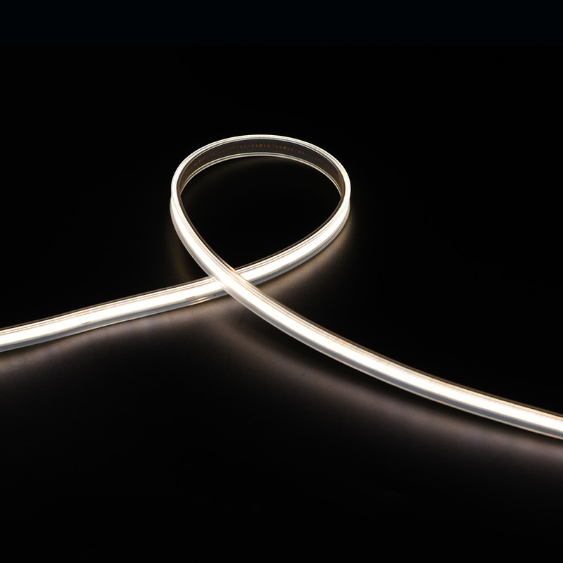 Lumière à bande LED COB IP20/IP67 avec 480 LED/m et 10W/m de sortie linéaire sans tache