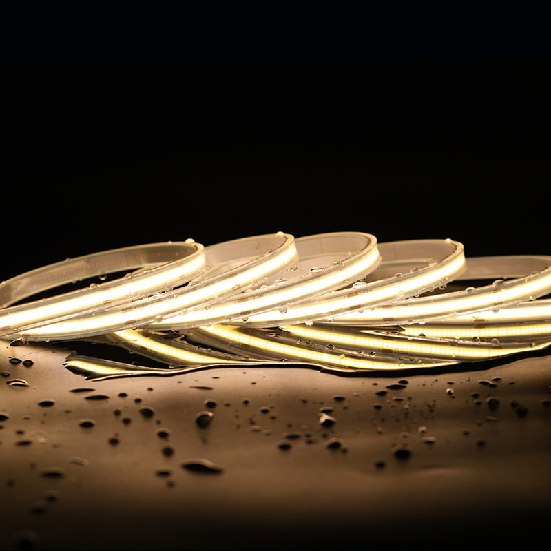 1000LM courant constant COB Lumière de bande courbée librement à 24V avec 480 LED par mètre