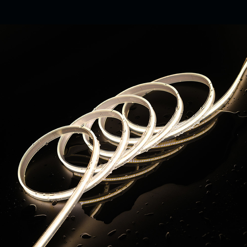 8 mm de largeur de PCB Flexible COB LED Light Strips avec 480 LED et certification CE RoHS UL