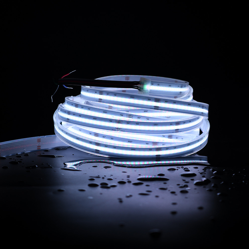 Nouveau projet d'installation RGBW couleur LED Strip lumière Cob Magie numérique adressable COB LED Strip